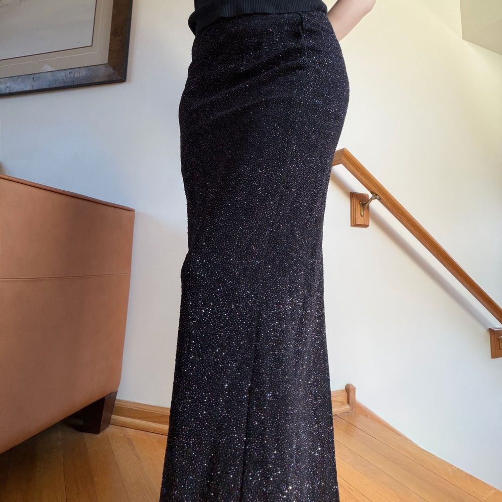 NEW : Wild Fable Black Sparkle Maxi Skirt